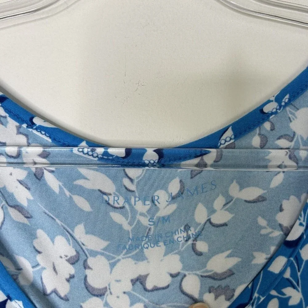 Draper James‎ Blue Floral Nightgown Womens Size Small Medium Nightie Sleepwear